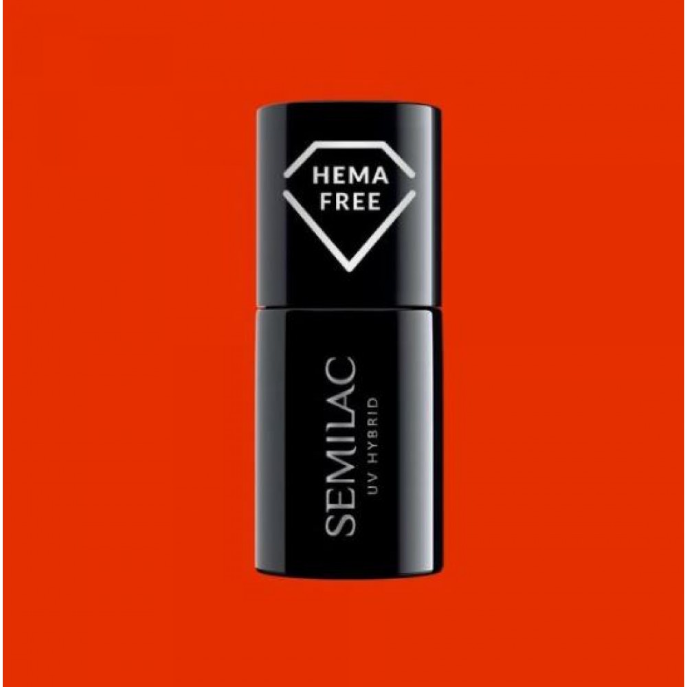 Semilac Ημιμόνιμο Βερνίκι Νυχιών 434 Optimistic Red 7ml