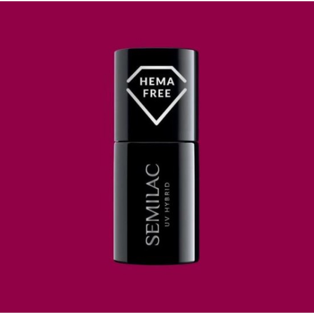 Semilac Ημιμόνιμο Βερνίκι Νυχιών 436 Powerful Burgundy 7ml