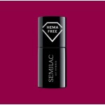 Semilac Ημιμόνιμο Βερνίκι Νυχιών 436 Powerful Burgundy 7ml