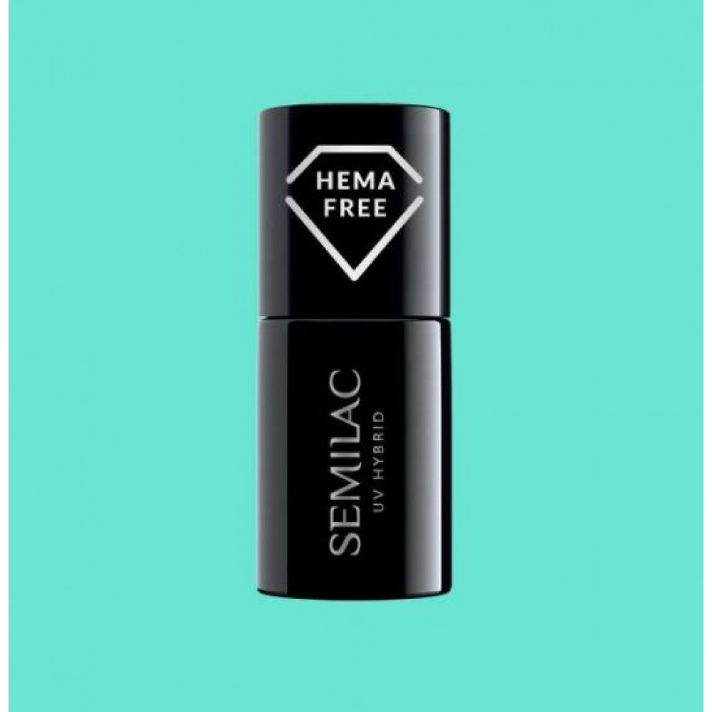 Semilac Ημιμόνιμο Βερνίκι Νυχιών 439 Strong Turquoise 7ml