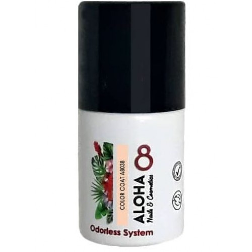 Aloha Ημιμόνιμο Βερνίκι Color Coat A8038 Peach, 8ml