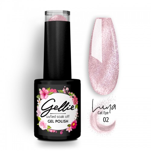 Gellie Ημιμόνιμο Βερνίκι Νυχιών Luna Cat Eye 02, 10ml
