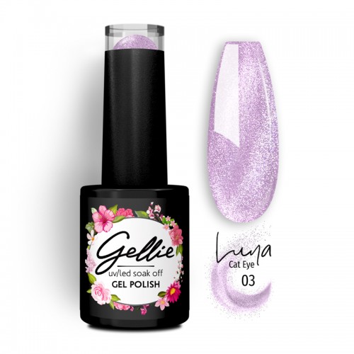 Gellie Ημιμόνιμο Βερνίκι Νυχιών Luna Cat Eye 03, 10ml