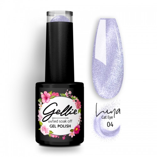 Gellie Ημιμόνιμο Βερνίκι Νυχιών Luna Cat Eye 04, 10ml
