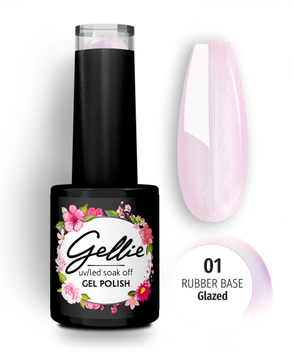 Gellie Rubber Base Glazed 01 ,10ml