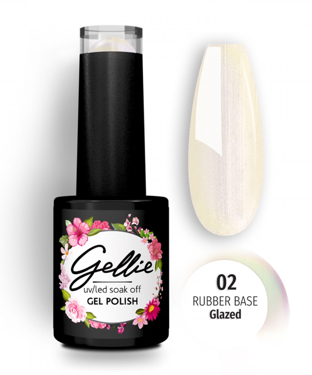 Gellie Rubber Base Glazed 02, 10ml