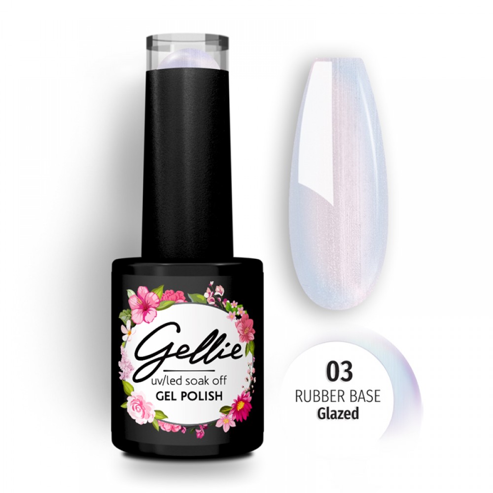 Gellie Rubber Base Glazed 03, 10ml