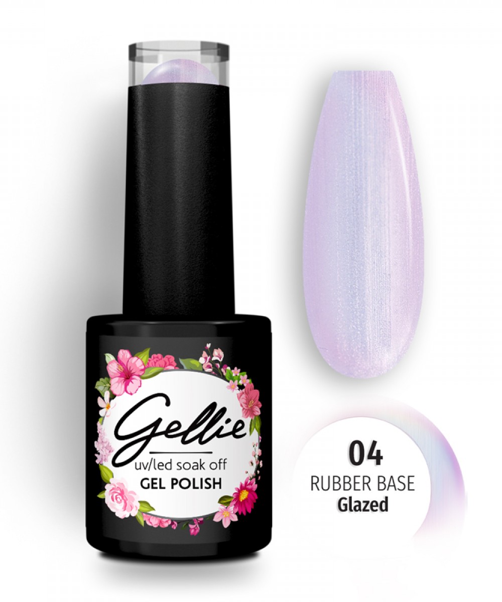 Gellie Rubber Base Glazed 04, 10ml