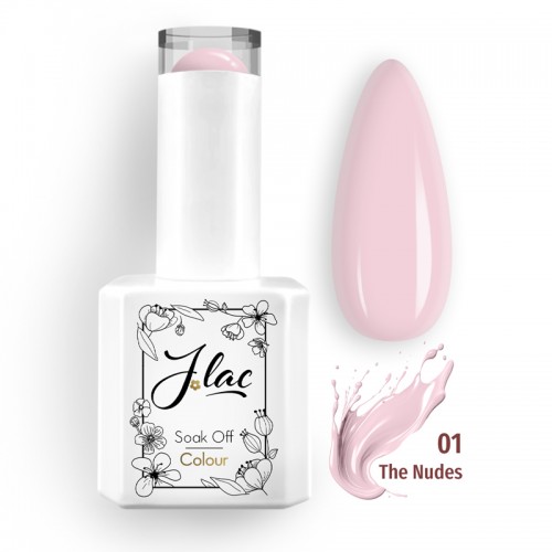 Jlac Ημιμόνιμο Βερνίκι Νυχιών The Nudes 01, 15ml