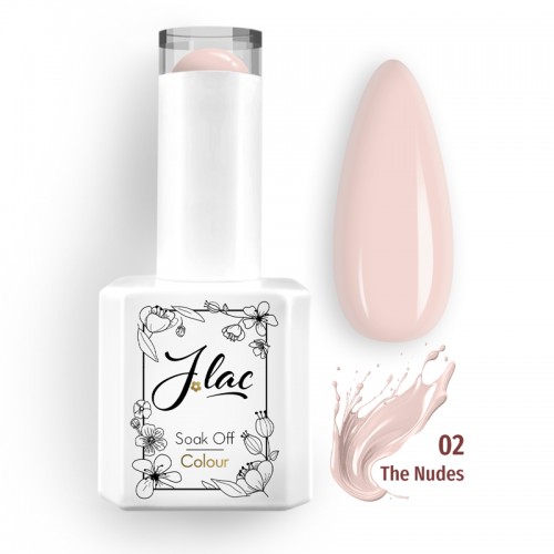 Jlac Ημιμόνιμο Βερνίκι Νυχιών The Nudes 02, 15ml