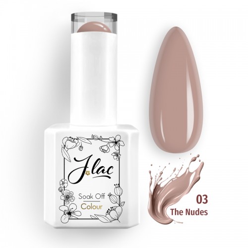Jlac Ημιμόνιμο Βερνίκι Νυχιών The Nudes 03, 15ml