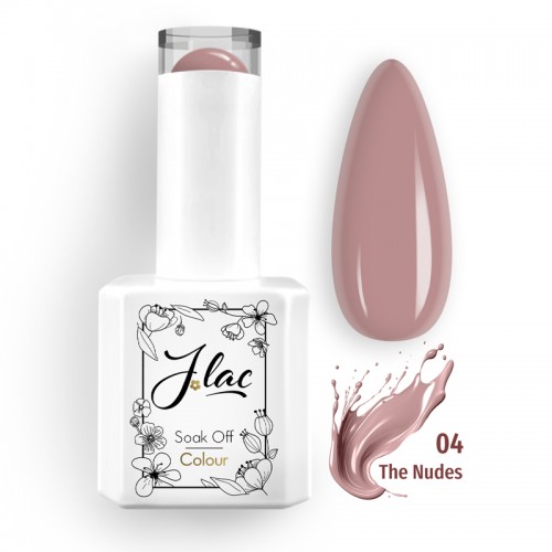 Jlac Ημιμόνιμο Βερνίκι Νυχιών The Nudes 04, 15ml