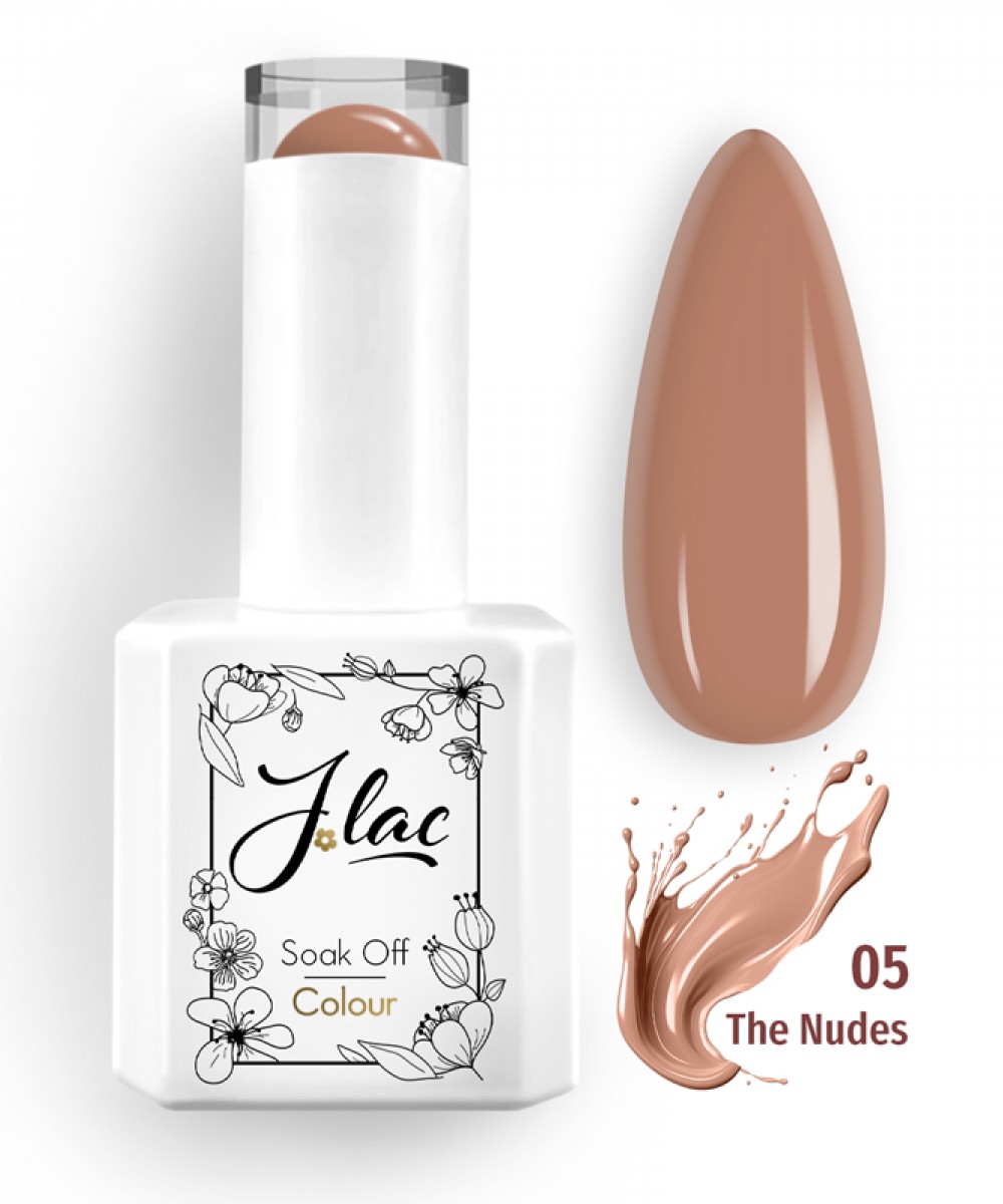 Jlac Ημιμόνιμο Βερνίκι Νυχιών The Nudes 05, 15ml