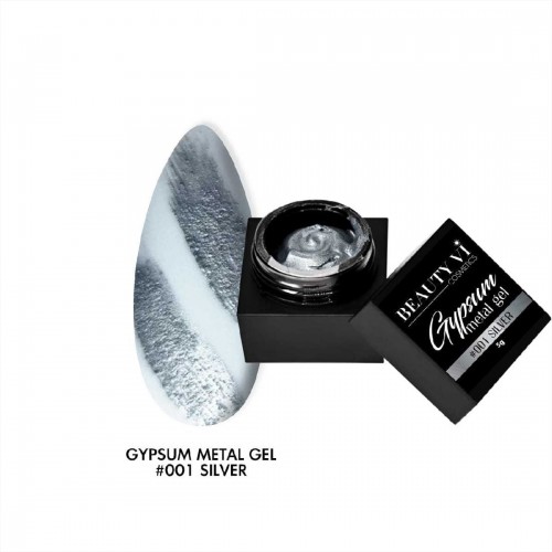 Mixcoco Gypsum Metal Gel 5gr Silver