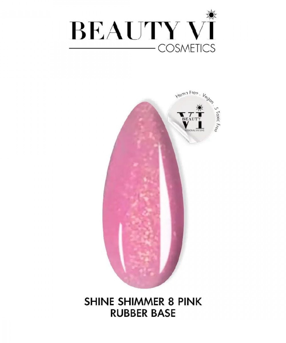 Mixcoco Rubber Base Shine Shimmer 08 15ml
