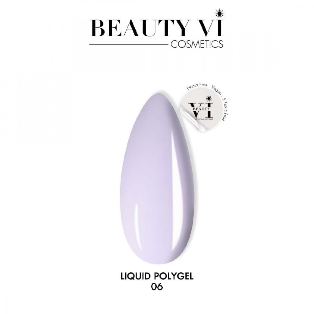 Beauty Vi Liquid Polygel 06 Purple 15ml Beauty Vi Liquid Polygel 06 Purple 15ml