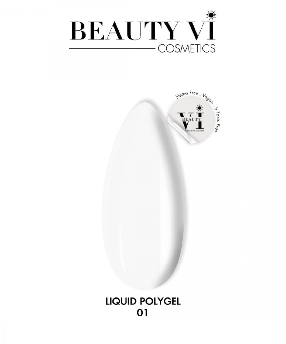 Beauty VI Liquid Polygel 01 White 15ml