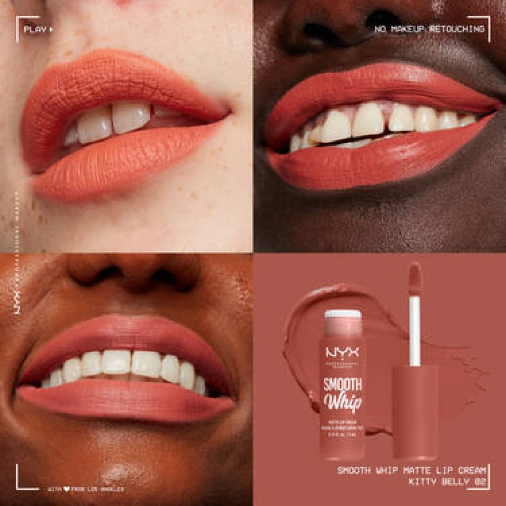 Nyx Smooth Whip Matter Lip Cream Κραγιόν Kitty Belly