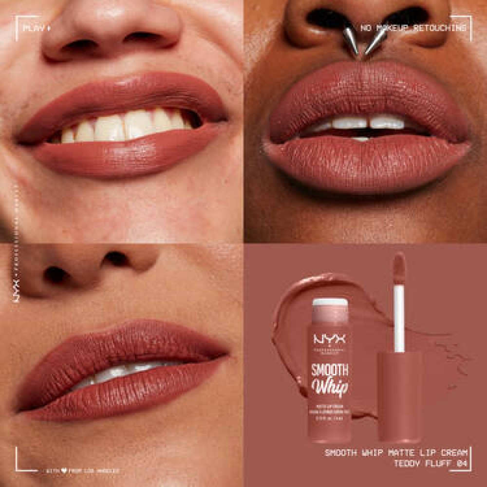 Nyx Smooth Whip Matter Lip Cream Κραγιόν Teddy Fluff