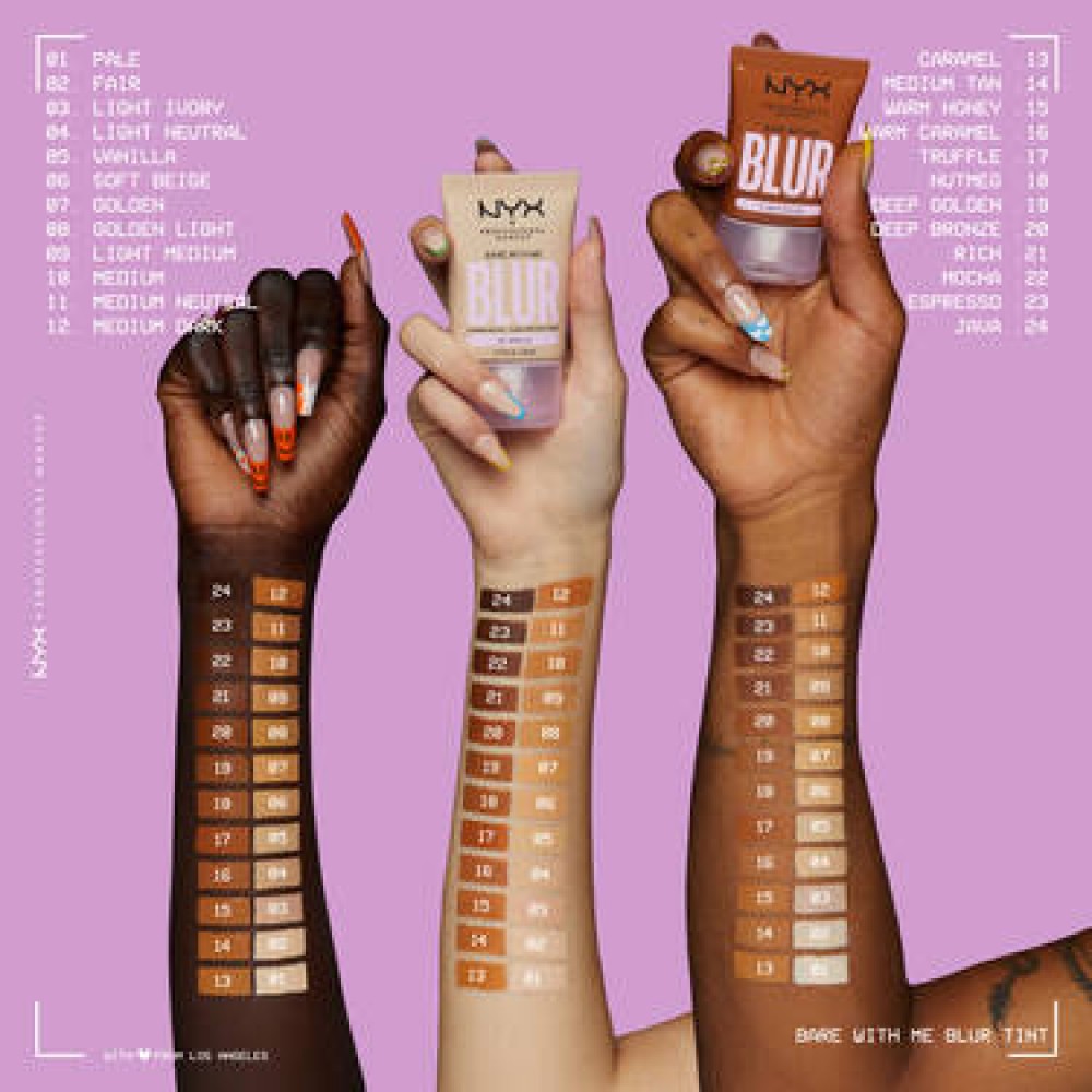 Nyx Bare With Me Blur Skin Tint Foundation Soft beige Nyx Bare With Me Blur Skin Tint Foundation Soft beige