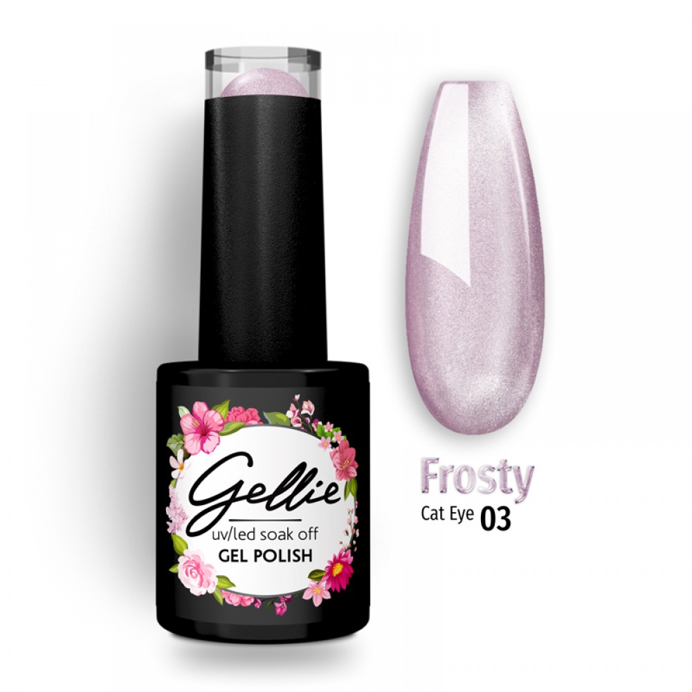 Gellie Ημιμόνιμο Βερνίκι Νυχιών Frosty Cat Eye 03, 10ml