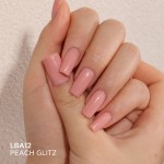 Bluesky Fast & Easy Builder Gel LBA12 Peach Glitz ,15Gr Bluesky Fast & Easy Builder Gel LBA12 Peach Glitz ,15Gr