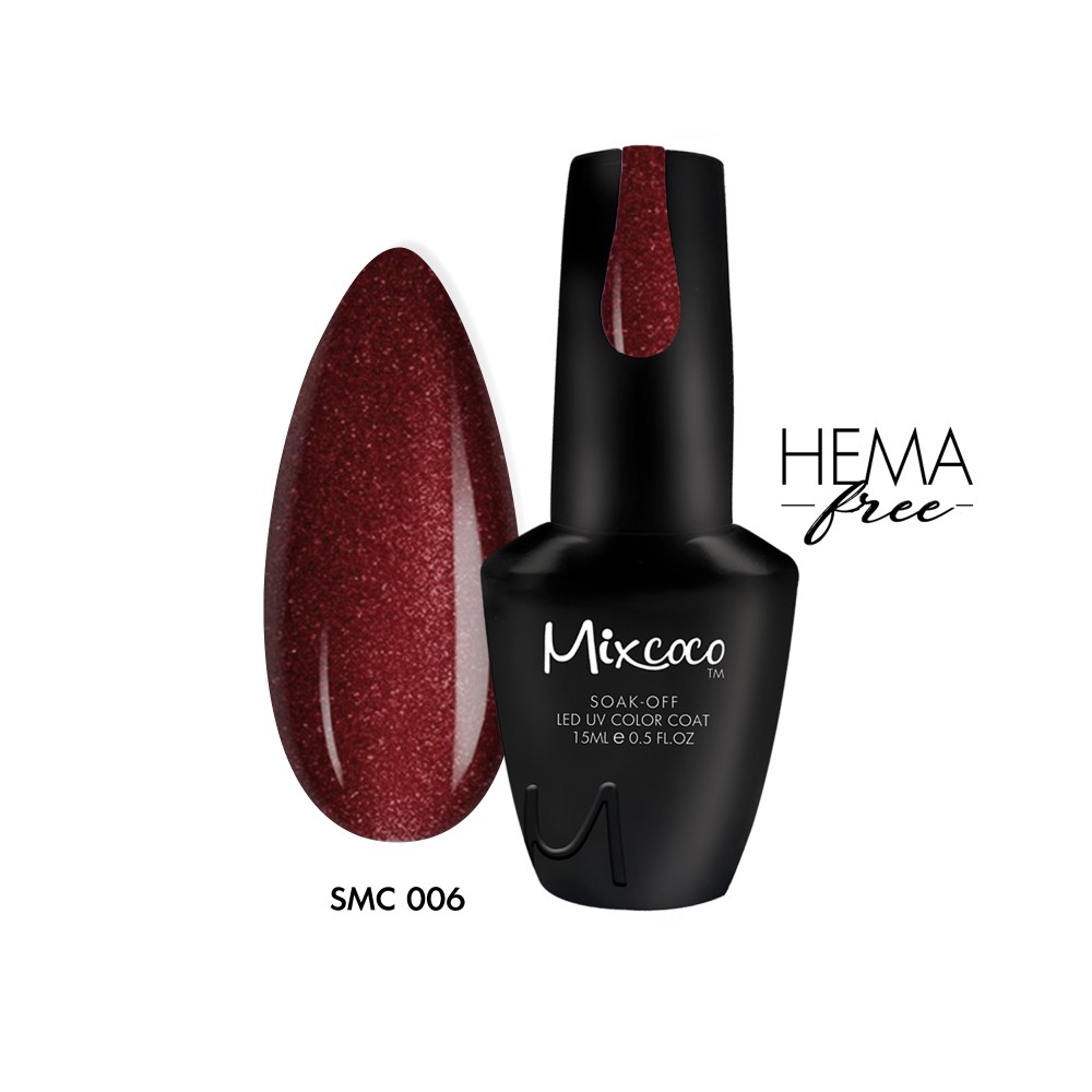 Mixcoco Ημιμόνιμο Βερνίκι Νυχιών SMC  06 15ml Hema Free