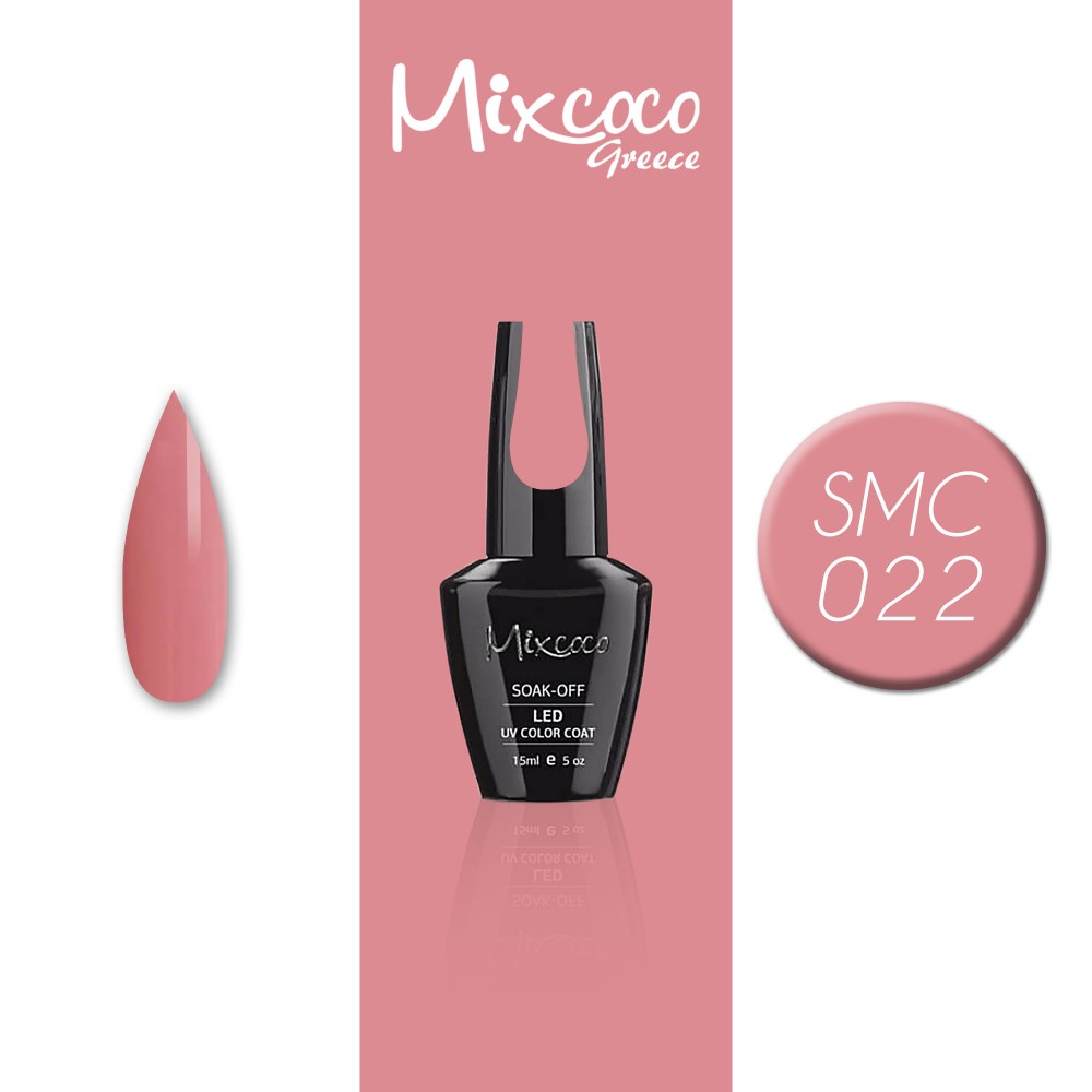 Mixcoco Ημιμόνιμο Βερνίκι Νυχιών SMC 22 15ml Hema Free