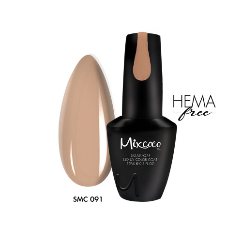 Mixcoco Ημιμόνιμο Βερνίκι Νυχιών SMC 91 15ml Hema Free