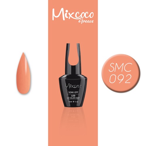 Mixcoco Ημιμόνιμο Βερνίκι Νυχιών SMC 92 15ml Hema Free