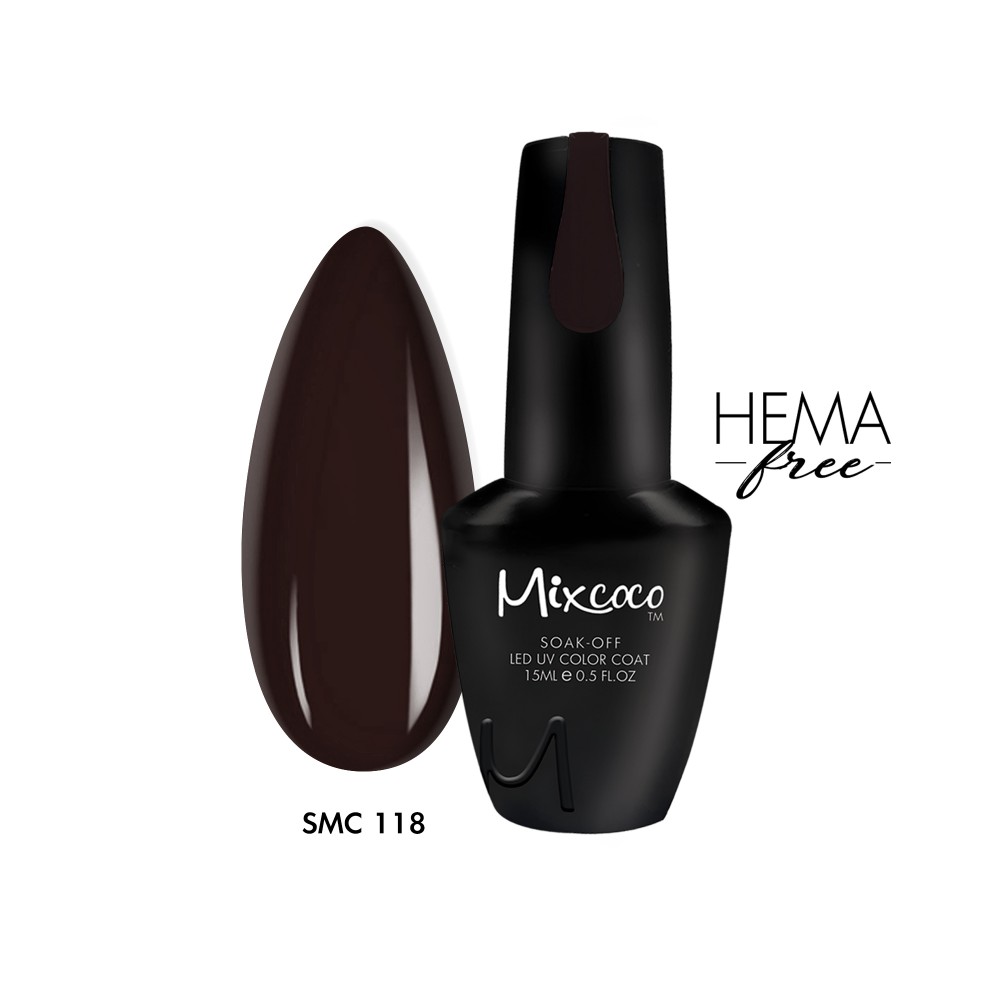 Mixcoco Ημιμόνιμο Βερνίκι Νυχιών SMC 118 15ml Hema Free