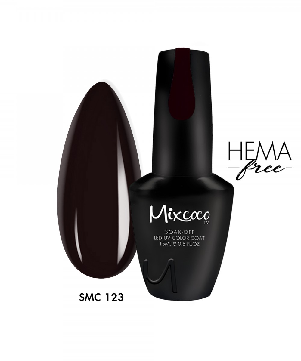 Mixcoco Ημιμόνιμο Βερνίκι Νυχιών SMC 123 15ml Hema Free