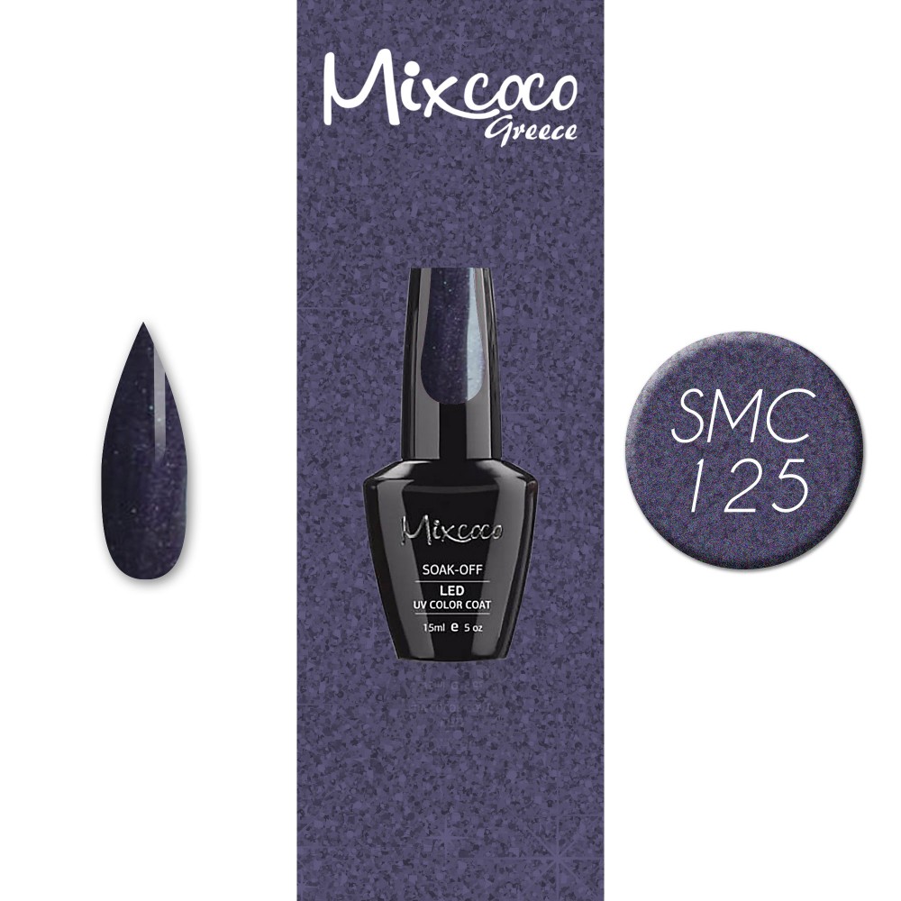 Mixcoco Ημιμόνιμο Βερνίκι Νυχιών SMC 125 15ml