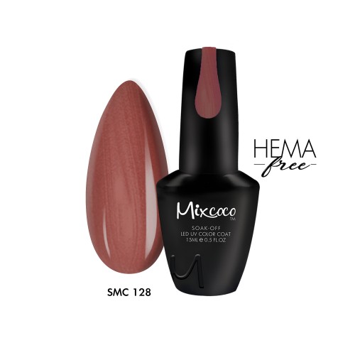 Mixcoco Ημιμόνιμο Βερνίκι Νυχιών SMC 128 15ml Hema Free
