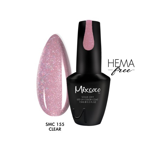 Mixcoco Ημιμόνιμο Βερνίκι Νυχιών SMC  155 15ml Hema Free