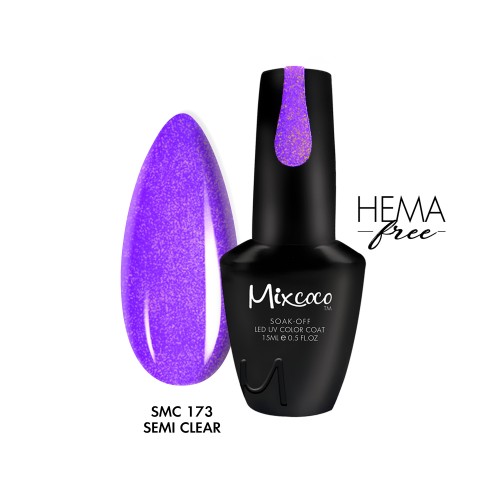 Mixcoco Ημιμόνιμο Βερνίκι Νυχιών SMC 173 15ml Hema Free