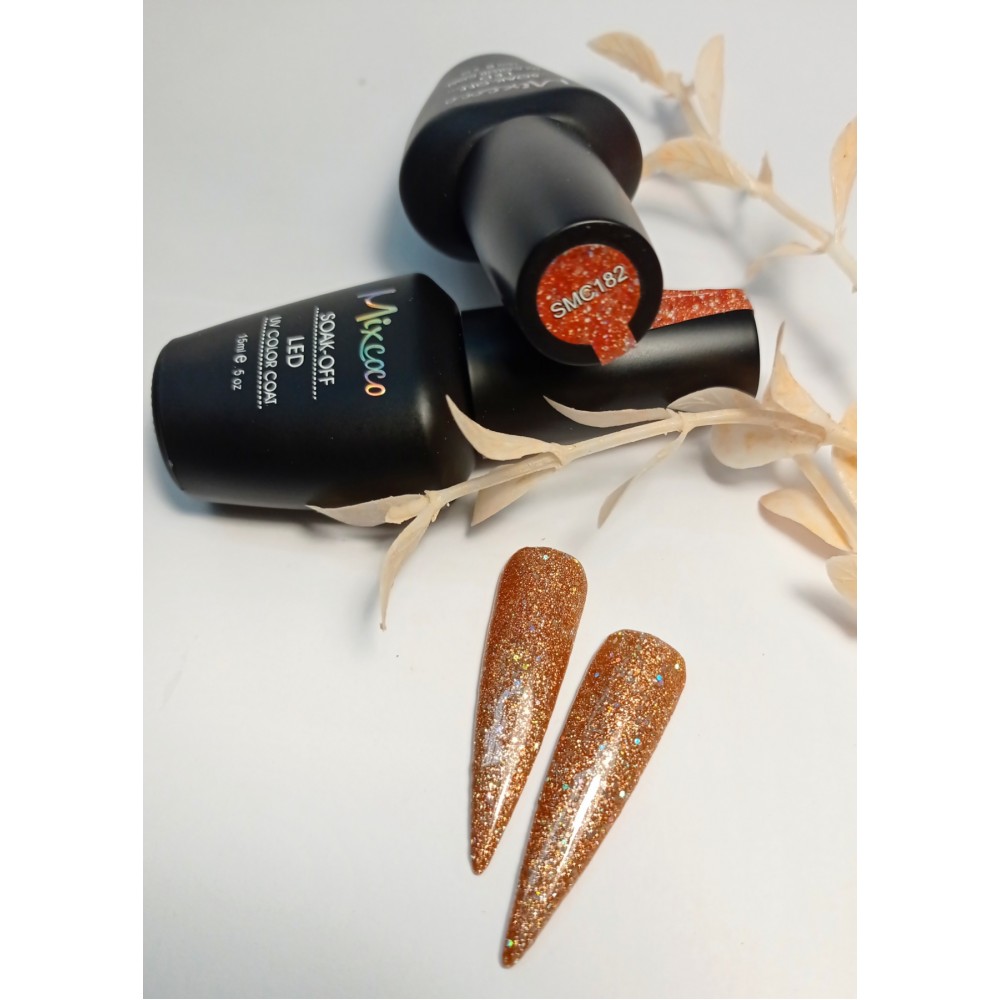 Mixcoco Ημιμόνιμο Βερνίκι Νυχιών SMC 182 15ml Hema Free