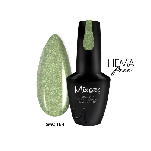 Mixcoco Ημιμόνιμο Βερνίκι Νυχιών SMC 184 15ml Hema Free