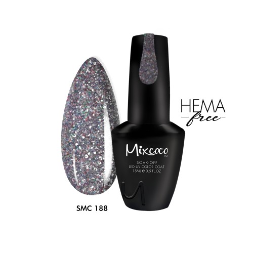 Mixcoco Ημιμόνιμο Βερνίκι Νυχιών SMC 188 15ml Hema Free