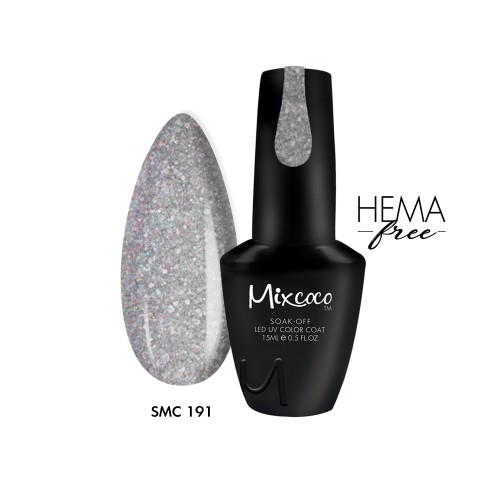 Mixcoco Ημιμόνιμο Βερνίκι Νυχιών SMC 191 15ml Hema Free