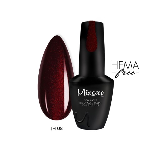 Mixcoco Ημιμόνιμο Βερνίκι Νυχιών JH 08 15ml Hema Free