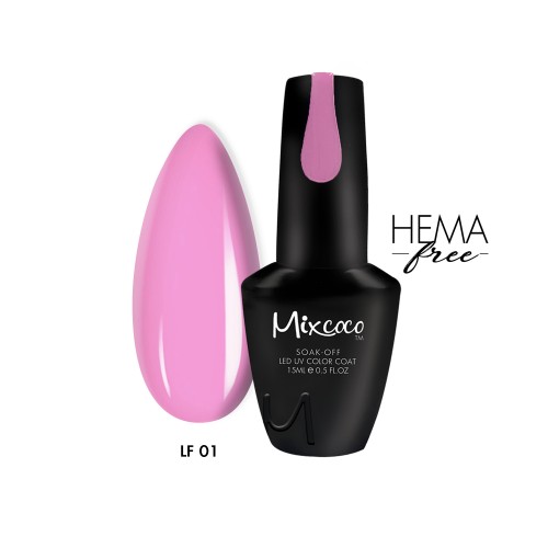 Mixcoco Ημιμόνιμο Βερνίκι Νυχιών LF 01 15ml Hema Free
