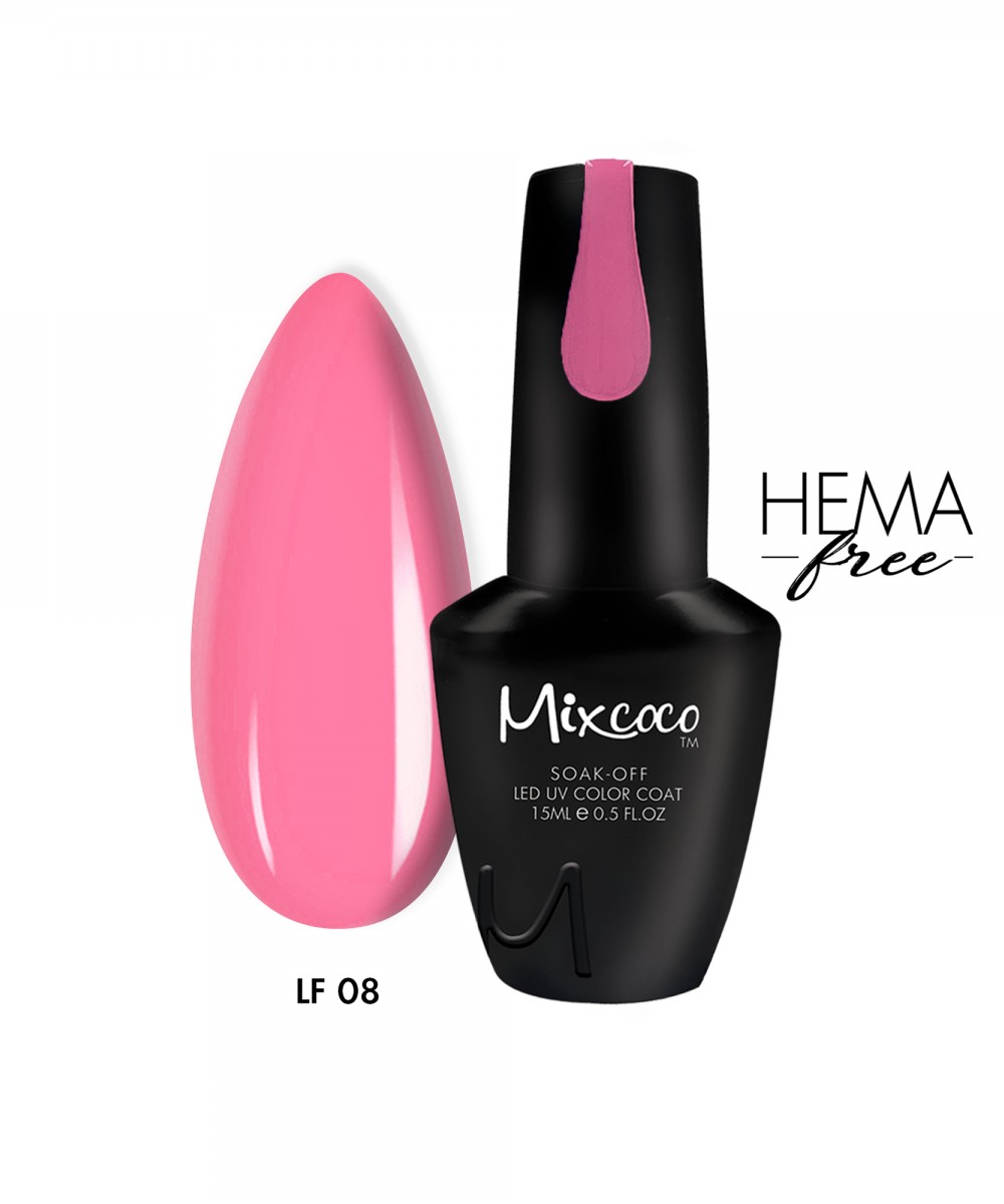 Mixcoco Ημιμόνιμο Βερνίκι Νυχιών LF 08 15ml Hema Free