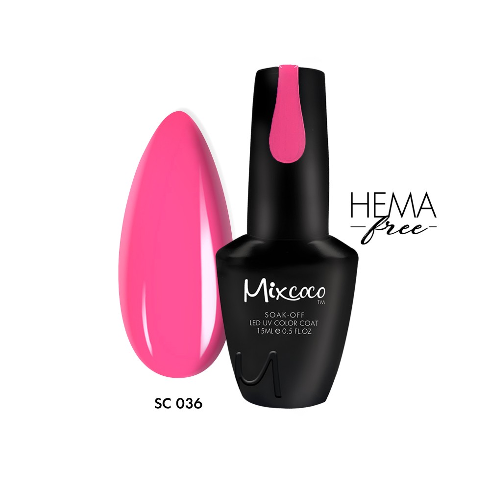 Mixcoco Ημιμόνιμο Βερνίκι Νυχιών SC 036 15ml Hema Free