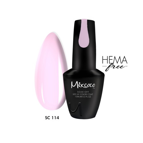Mixcoco Ημιμόνιμο Βερνίκι Νυχιών SC 114 15ml Hema Free