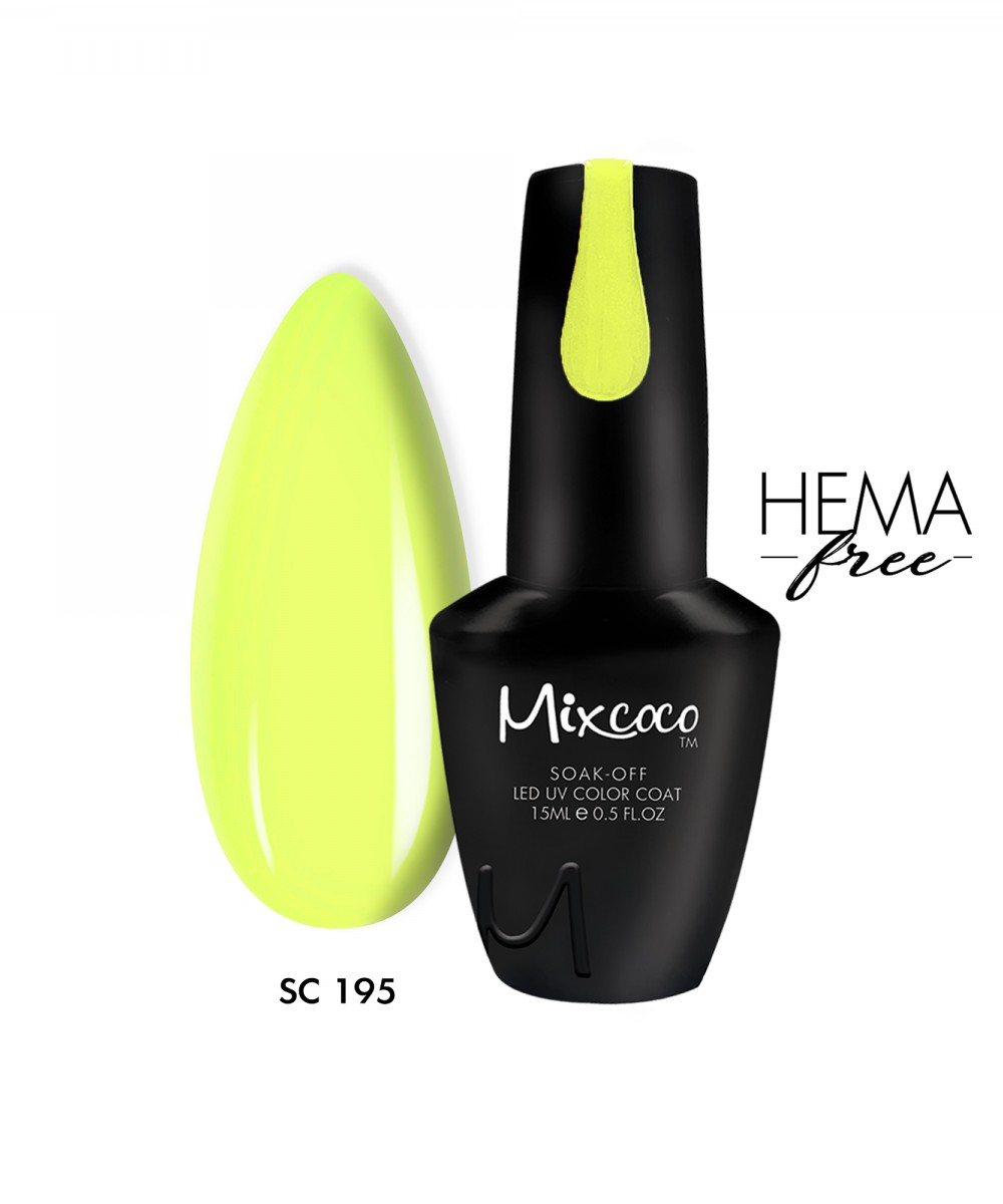 Mixcoco Ημιμόνιμο Βερνίκι Νυχιών SC 195 15ml Hema Free