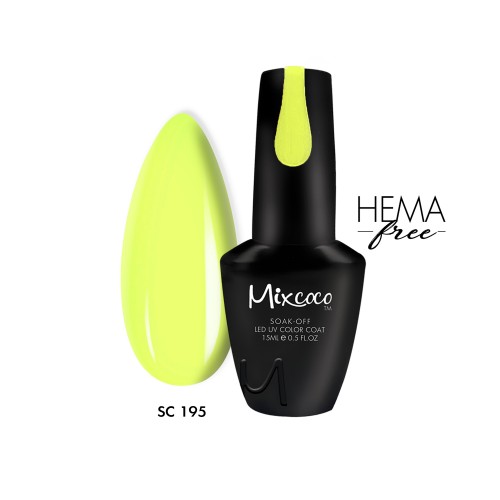 Mixcoco Ημιμόνιμο Βερνίκι Νυχιών SC 195 15ml Hema Free