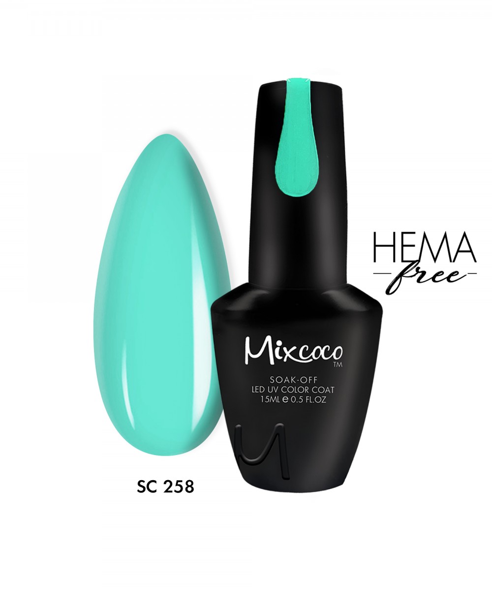 Mixcoco Ημιμόνιμο Βερνίκι Νυχιών SC 258 15ml Hema Free