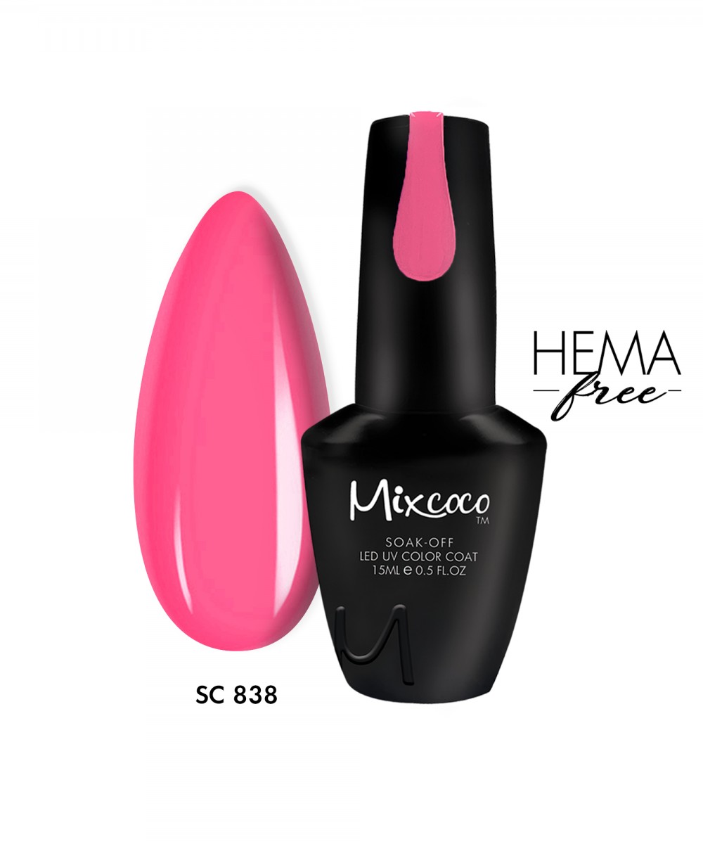 Mixcoco Ημιμόνιμο Βερνίκι Νυχιών SC 838 15ml Hema Free