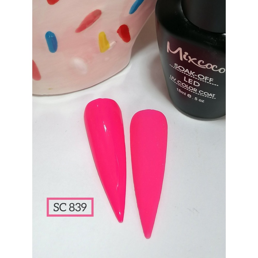 Mixcoco Ημιμόνιμο Βερνίκι Νυχιών SC 839 15ml Hema Free